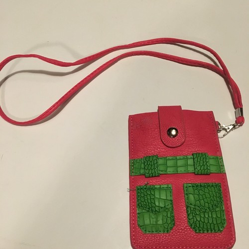 Cute Little Girls Punk & Green Shoulder Bag....(114)