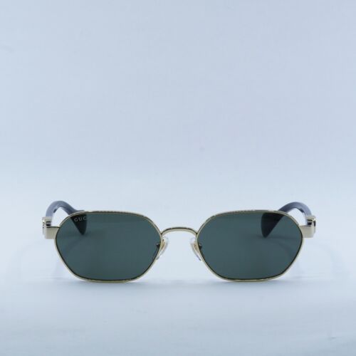 Pre-owned Gucci Gg1593s 001 Endura Gold/grey 56-18-140 Sunglasses Authentic In Gray