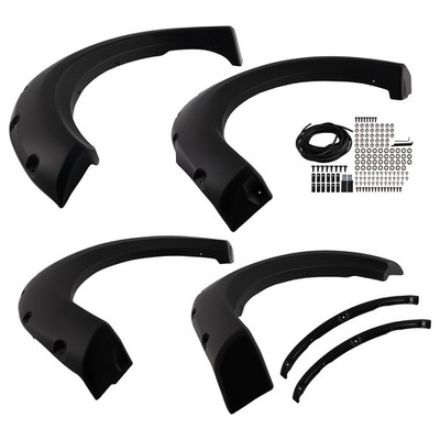 Black Fender Flare Kit for Ford F150 2009-2014 FO1269100 TRA288113 4pcs