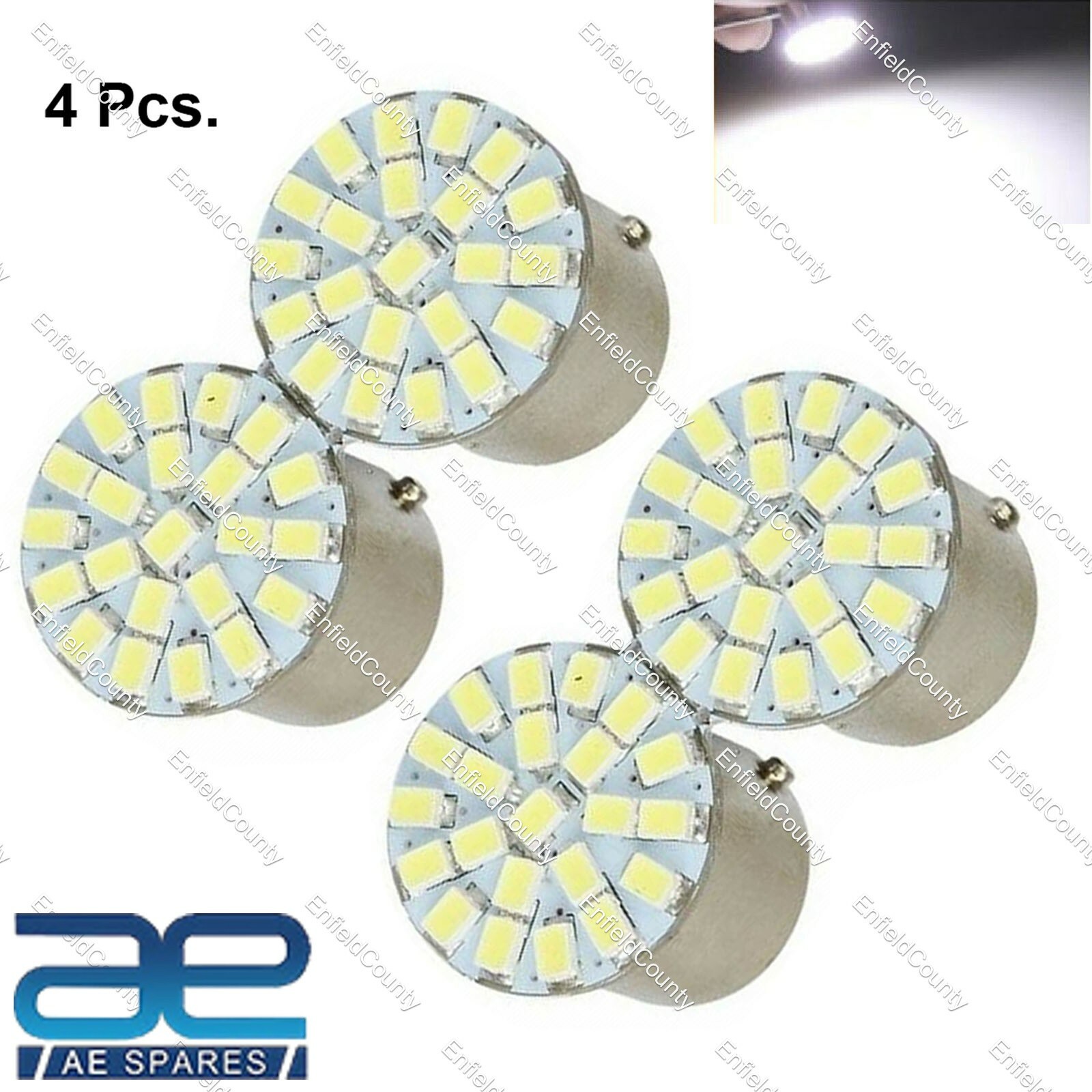 VESPA 12 V LED BLINKER 22 LED TAIL SIDELIGHT SIDE INDICATOR BULB SET OF 4 