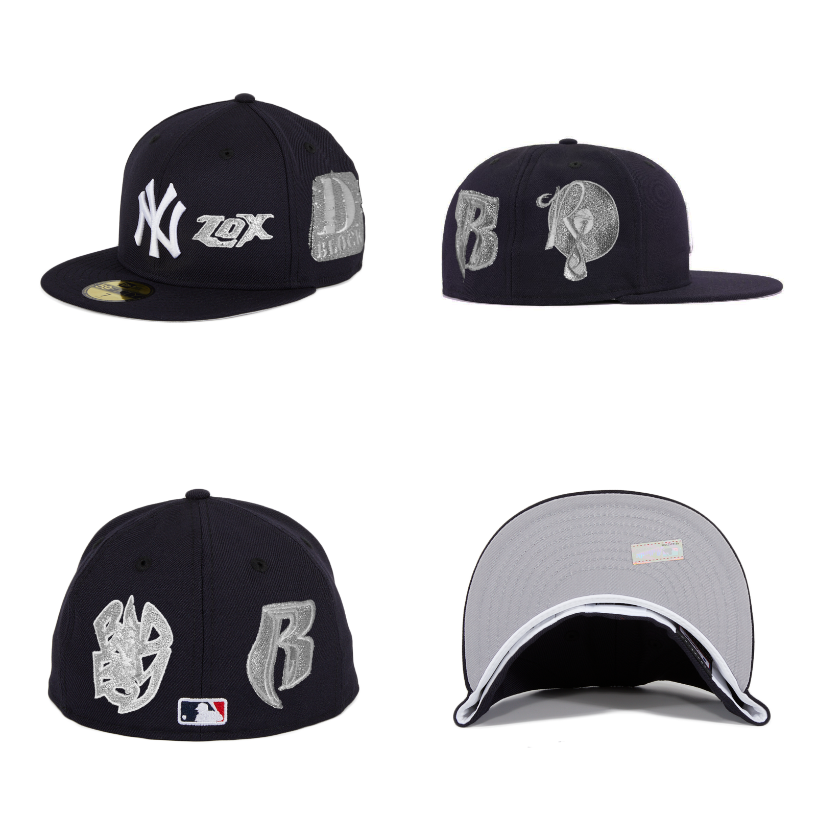 LOX New York Yankees 59FIFTY Fitted Bad Boy Ruff Ryders LOX New York Yankees 59FIFTY Fitted Bad Boy Ruff Ryders