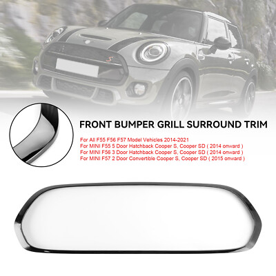 Front Grill Grille Surround 51137449207 Fit Mini Cooper F55 F56 F57 2014~2021
