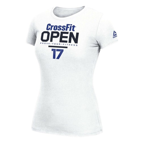 

[CS1770] Женская регистрационная футболка Reebok Crossfit Games Open 2017, Белый