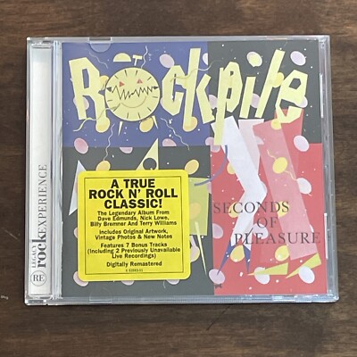 ROCKPILE Seconds Of Pleasure CD Reissue 1980 Classic Nick Lowe Dave Edmunds