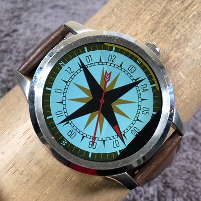 Fossil Gen 1/2 Unisex FTW2001-111511 Intel 47mm Brown Leather Smart Watch 8"