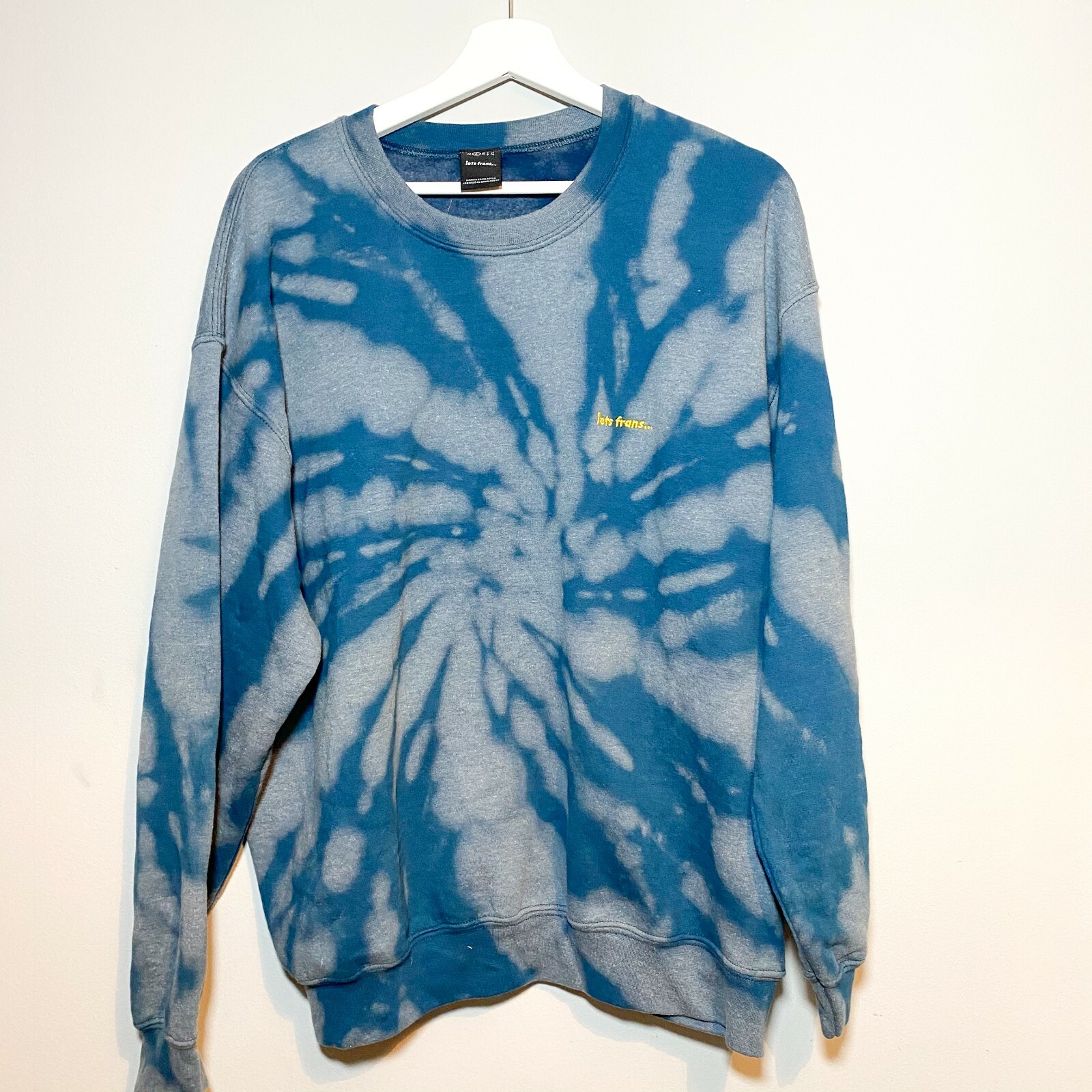 iets frans tie dye sweatshirt