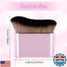 Soft Body Makeup Brush Portable Self Tanning Brush Self Tanner Face and Body Makeup (Pink Rose Gold)
