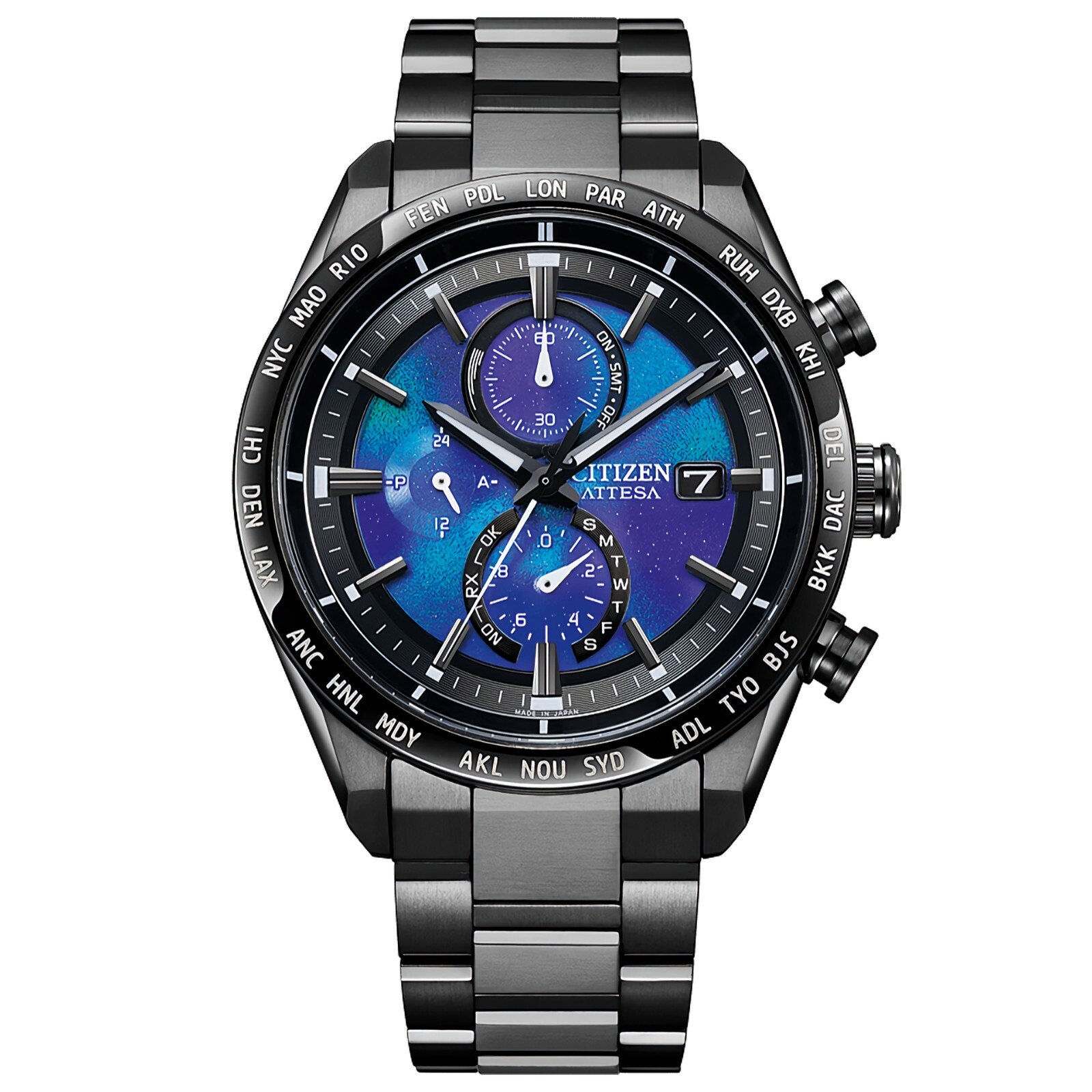 CITIZEN ATTESA AT8285-68Z HAKUTO-R Purple Dial Titanium CITIZEN ATTESA AT8285-68Z HAKUTO-R Purple Dial Titanium