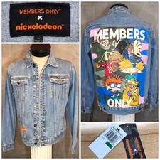 members only nickelodeon denim jacket