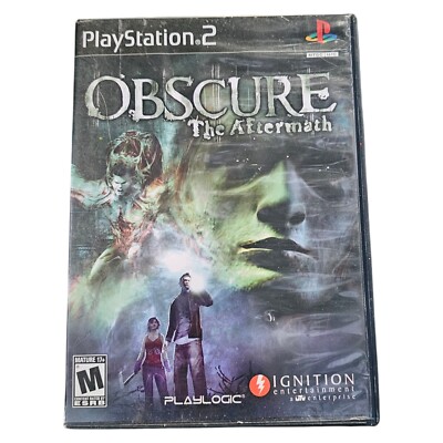 Obscure The Aftermath RARE HORROR Playstation 2 PS2 Game Tested Complete