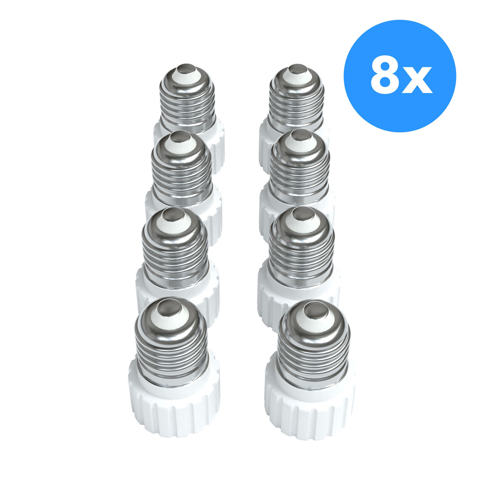 8x Lampensockel Adapter E27 auf GU10 Fassung Stecker Glühbirne Konverter Lampe