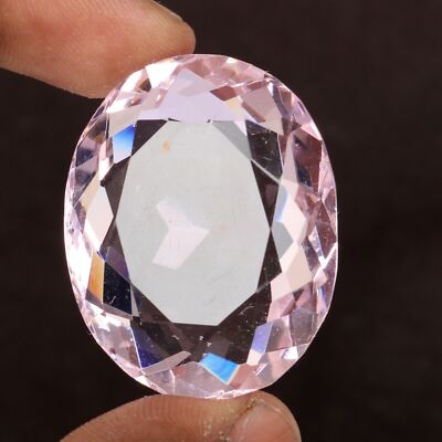 Loose Baby Pink Topaz 78.55 Ct. Brazilian Oval Cut Loose Gemstone