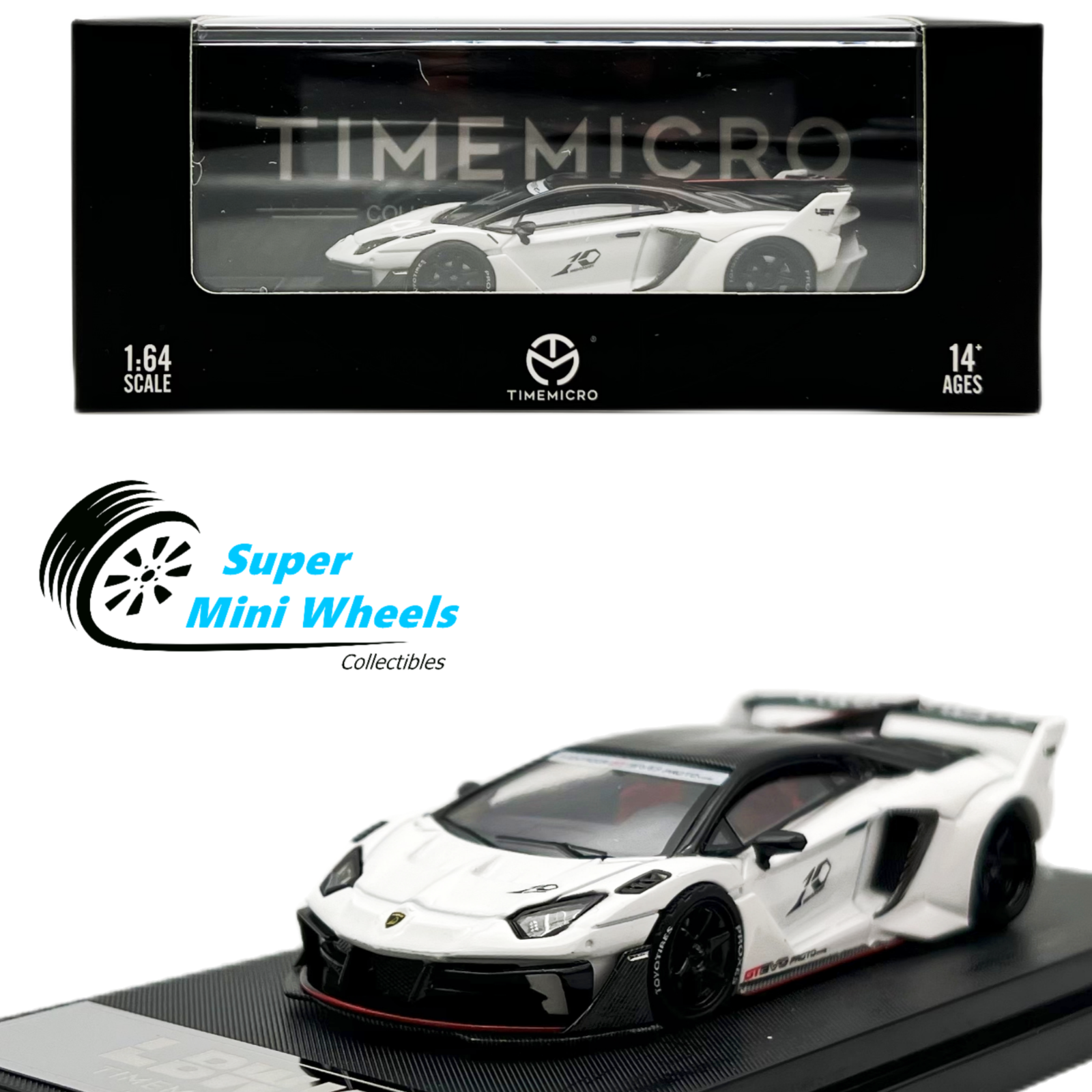 1/64 TIME MICRO アヴェンタドール3台セット 1/64 TIME MICRO アヴェン