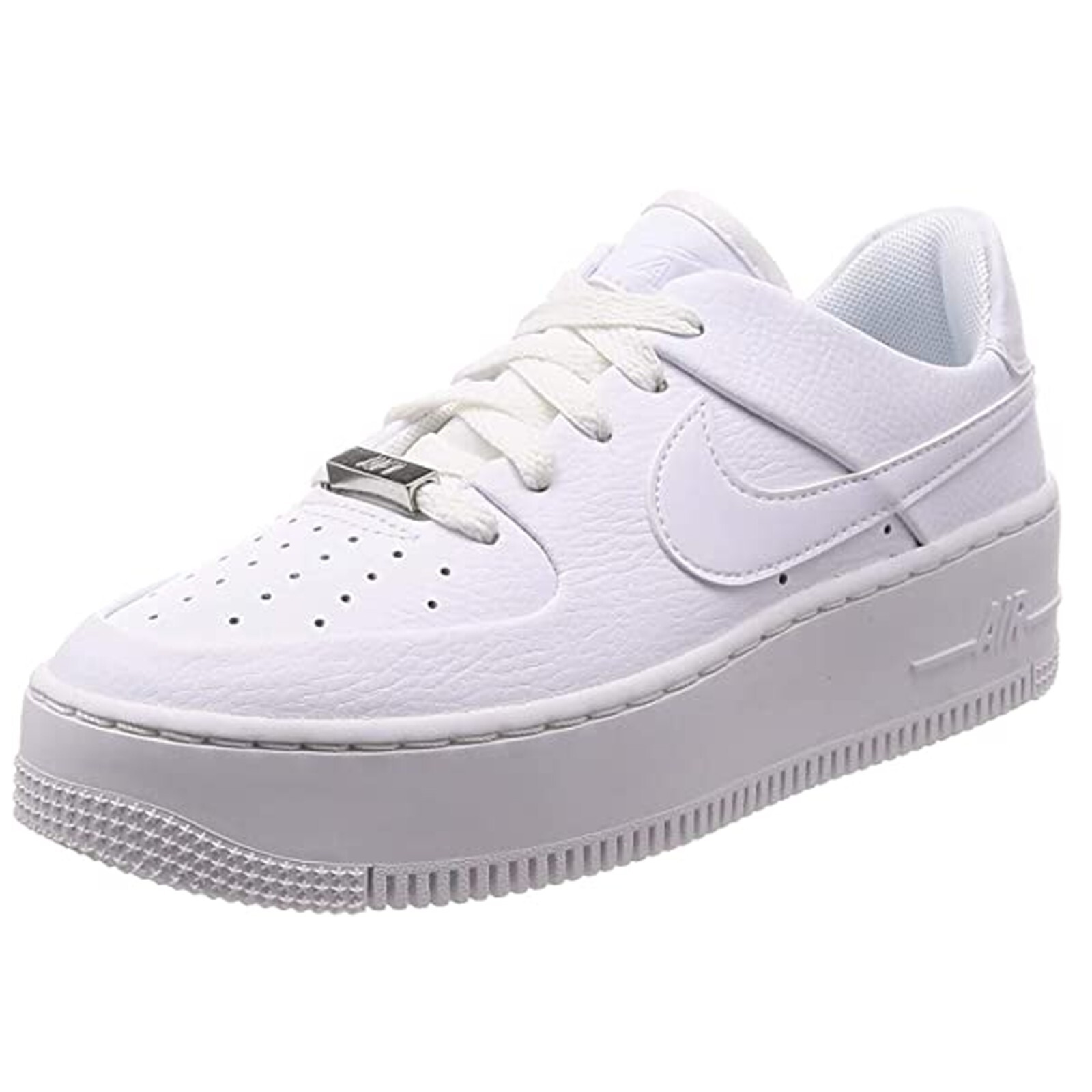 Pre-owned Nike Air Force 1 Sage Low Trainers Women's Shoe In Box In White