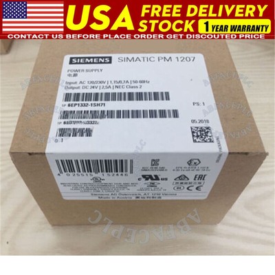 6EP1 332-1SH71 NEW SIEMENS 6EP1332-1SH71 S7-1200 Power Supply Module PM1207