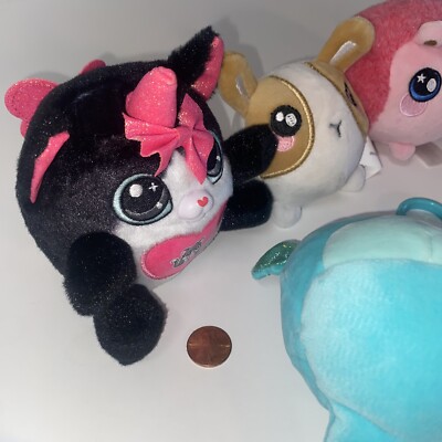 Rainbocorns Kittycorn Bow Surprise Series 2 Zuru Lot With 3 Stuff Plushies 