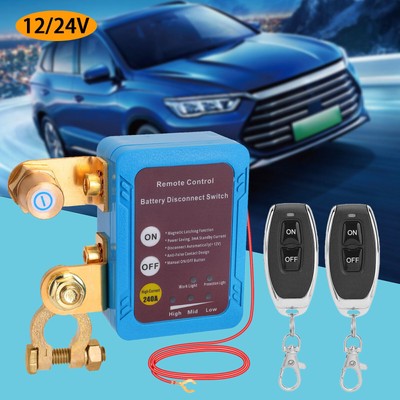   12V 240A Kill Switch Automatic Power Shut Off Switch Remote Battery Disconnect