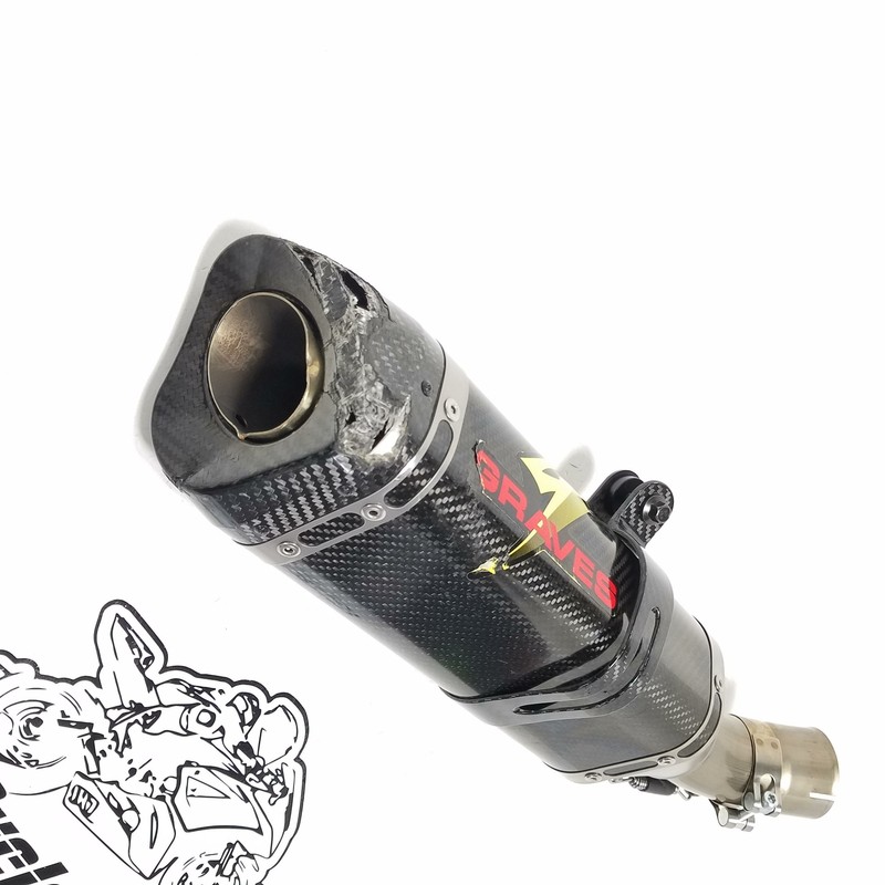 16 17 18 19 ZX10R ZX10 R GRAVES LOW MOUNT EXHAUST PIPE ...