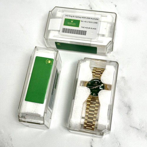 ROLEX ギフトボックス 緑 100% Genuine Vintage Rolex Green Box Explorer /Datejust OP