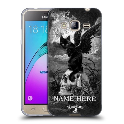 CUSTOM ALCHEMY GOTHIC NAME AND INITIAL SOFT GEL CASE FOR SAMSUNG PHONES 3
