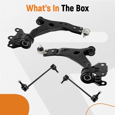 Front Lower Control Arm Ball Joint Sway Bar Link Kit for Ford Escape 2013 - 2015