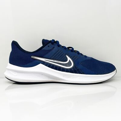 

Мужские кроссовки Nike Downshifter 11 CW3411-402 синие кроссовки размер 10,5, Синий, Downshifter 11