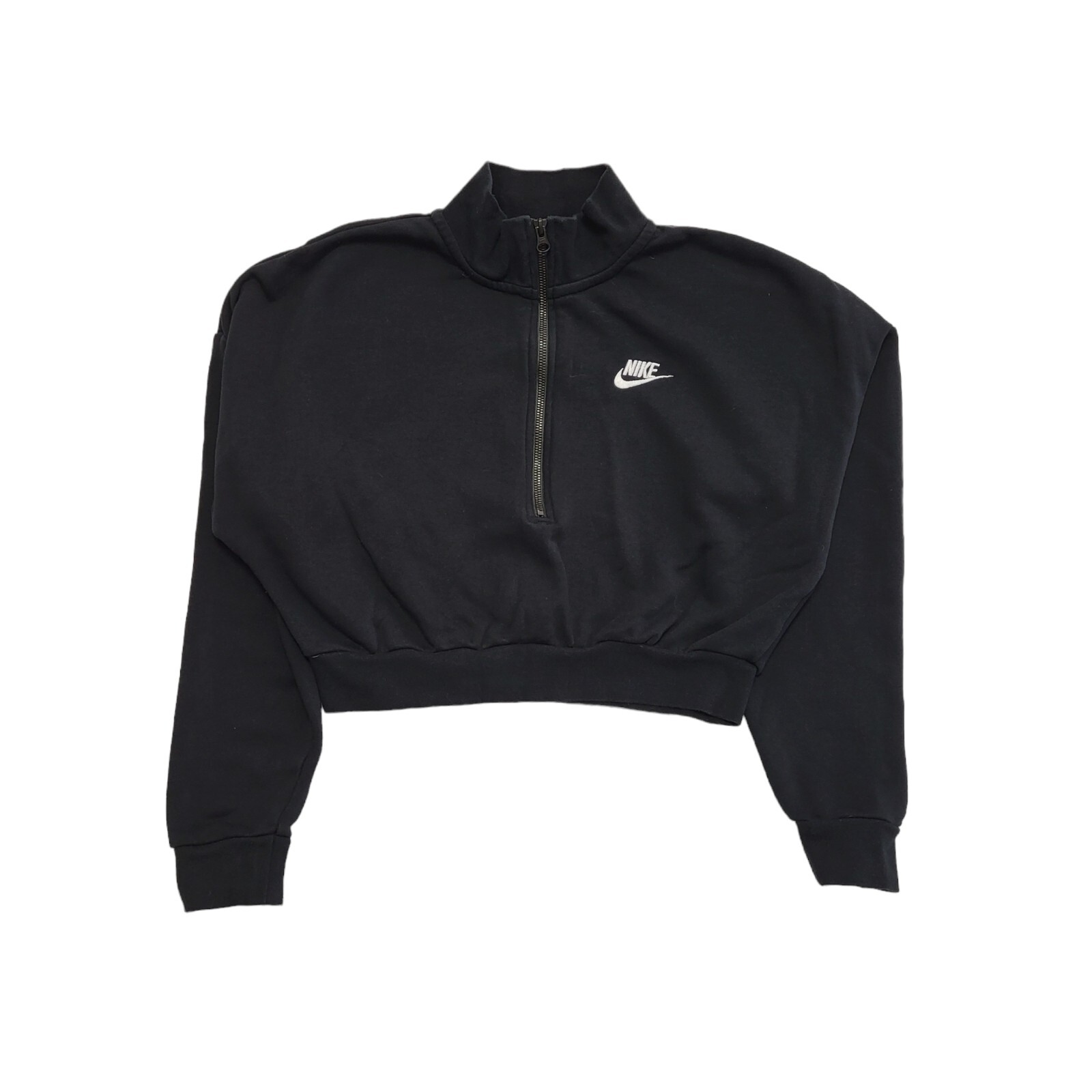 nike crop zip sweatshirt