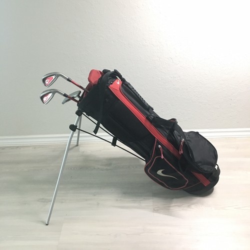 Nike Junior Youth VRS Golf 5-way Bag with Stand 7 9 Iron and