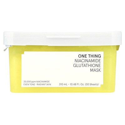 Niacinamide Glutathione Beauty Mask , 30 Sheets, 10.48 fl oz (310 ml)