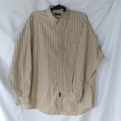 Gant Cambridge Shirt Mens Size XLTG 100 Tan Cotton Button Down Long Sleeve 