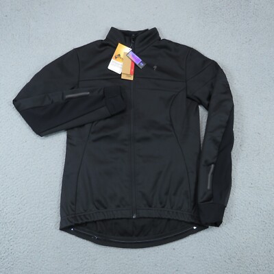 Specialized Jacket Women Medium Black RBX Comp Rain Full Zip Cycling Racing Bike