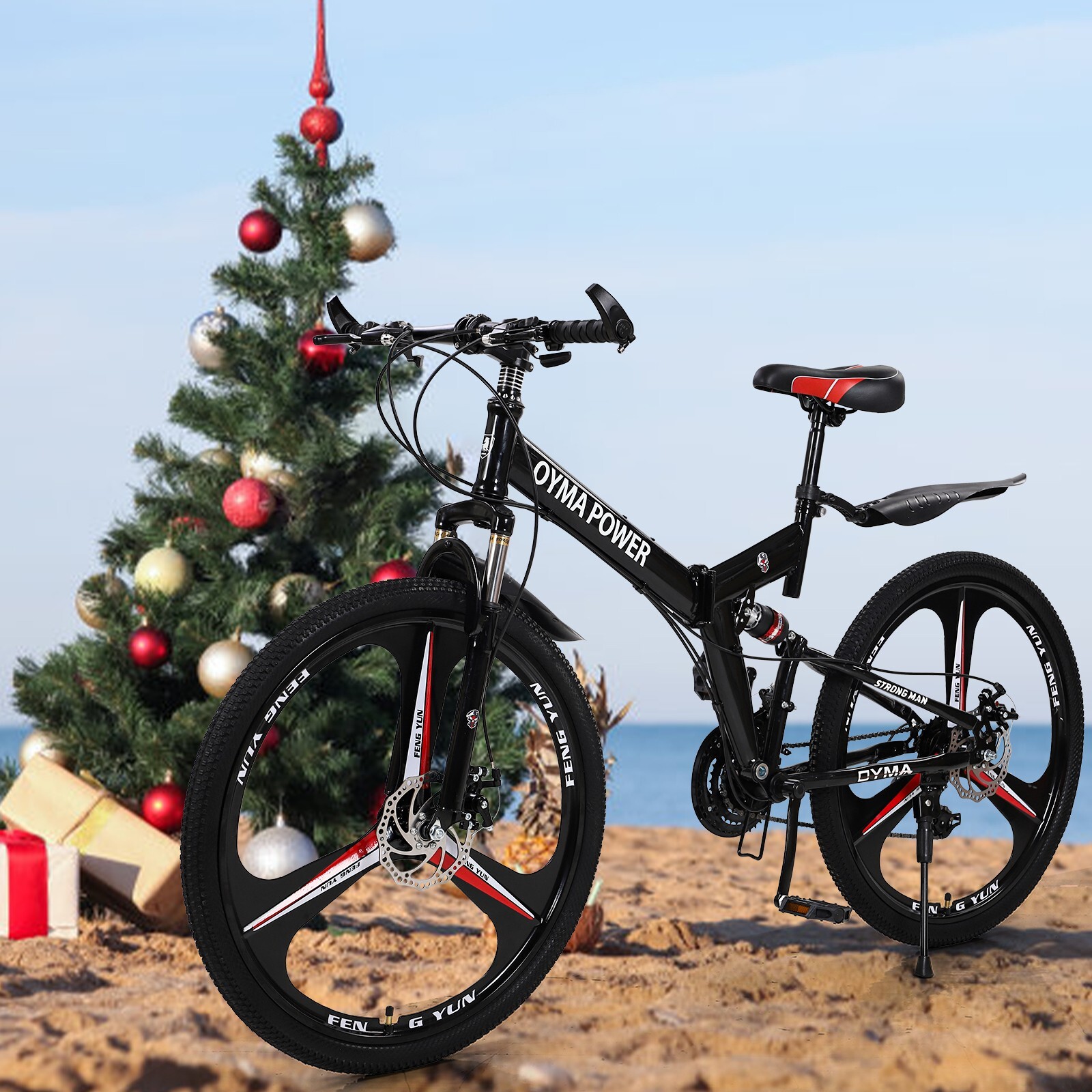 26 Inch Men's All-Mountain Bike Full Mountain Bike 21-Speed ​​Hardtail Bicycle