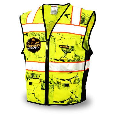 KwikSafety UNCLE WILLY'S WALL High Vis Reflective ANSI Class 2 Safety Vest