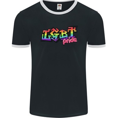 LGBT Gay Pride Day Awareness Herren Ringer T-Shirt FotL