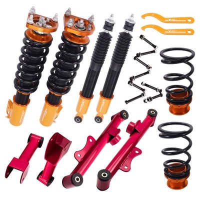 Coilovers Struts + Rear Control Arms Kit For Ford Mustang Base SN95 1994-2004