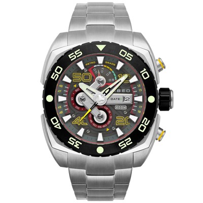 Pre-owned Nubeo Ingenuity Chronograph Gray Black Watch - Brand