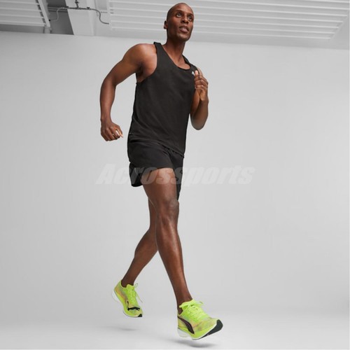 Pre-owned Puma Deviate Nitro Elite 2 Lime Pow Black Men Racing Running Shoes 380088-01 In Green
