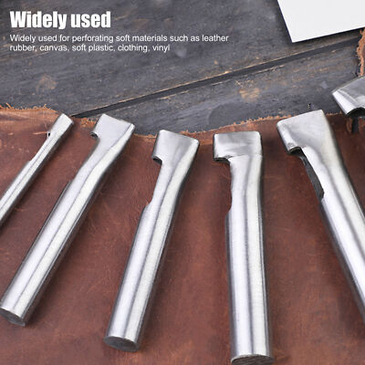5pcs Oval Shape Leather Hole Punch 6x4mm 7x4mm 8x4mm 10x4mm 12x4mm Accessory DEK