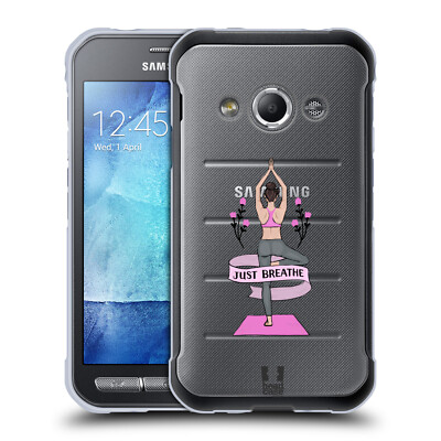 HEAD CASE DESIGNS YOGA GIRLS SOFT GEL CASE FOR SAMSUNG PHONES 4
