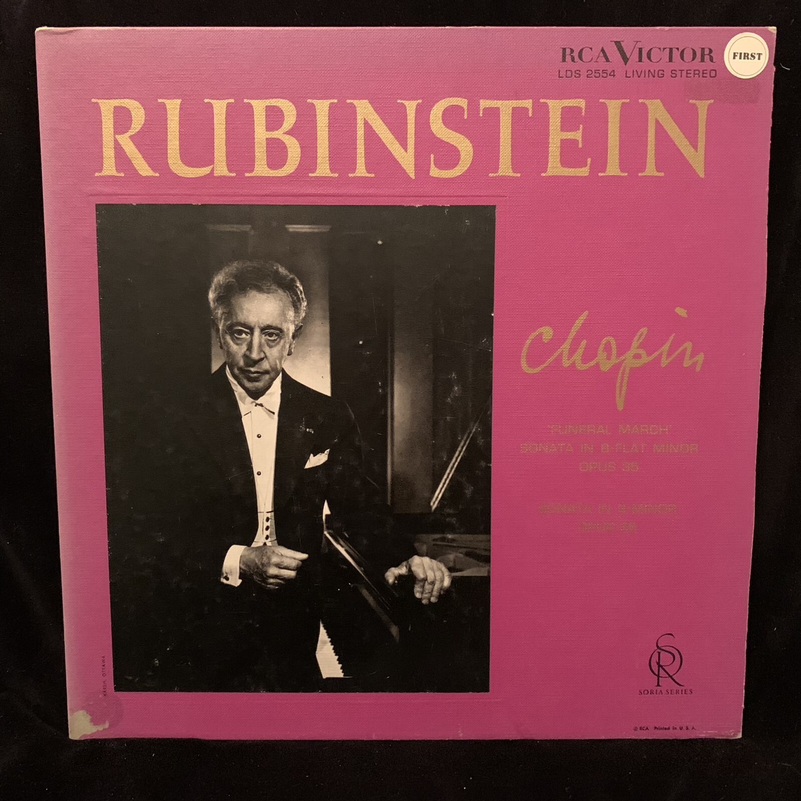 RCA Living Stereo LSC-2554 SORIA - CHOPIN Piano Sonatas