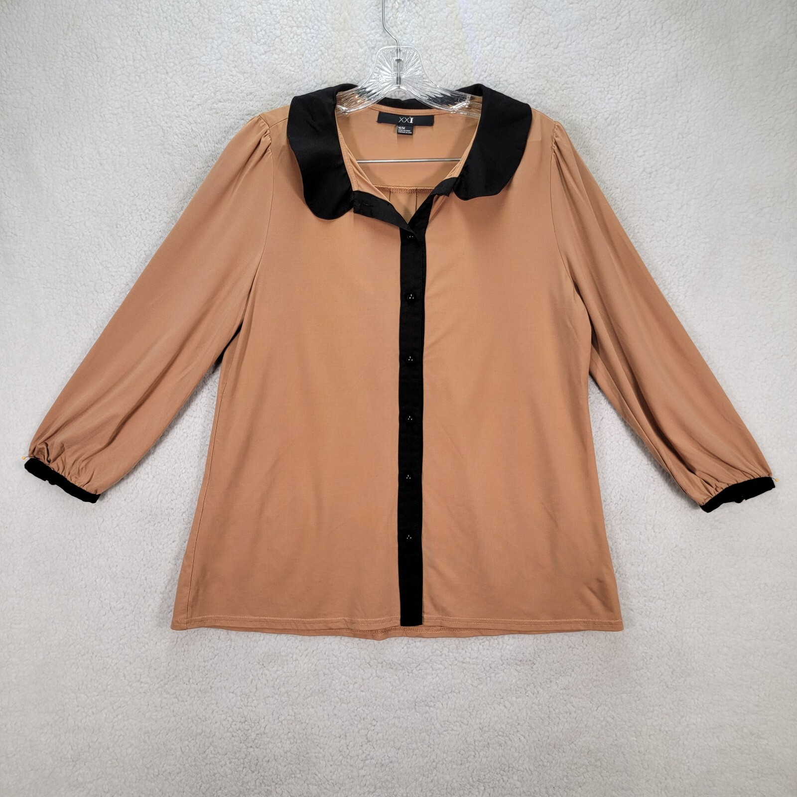 トップス Uhr / Linen Balloon Camisole/ BROWN GEO | TOP GINGHAM JACQUARD BROWN