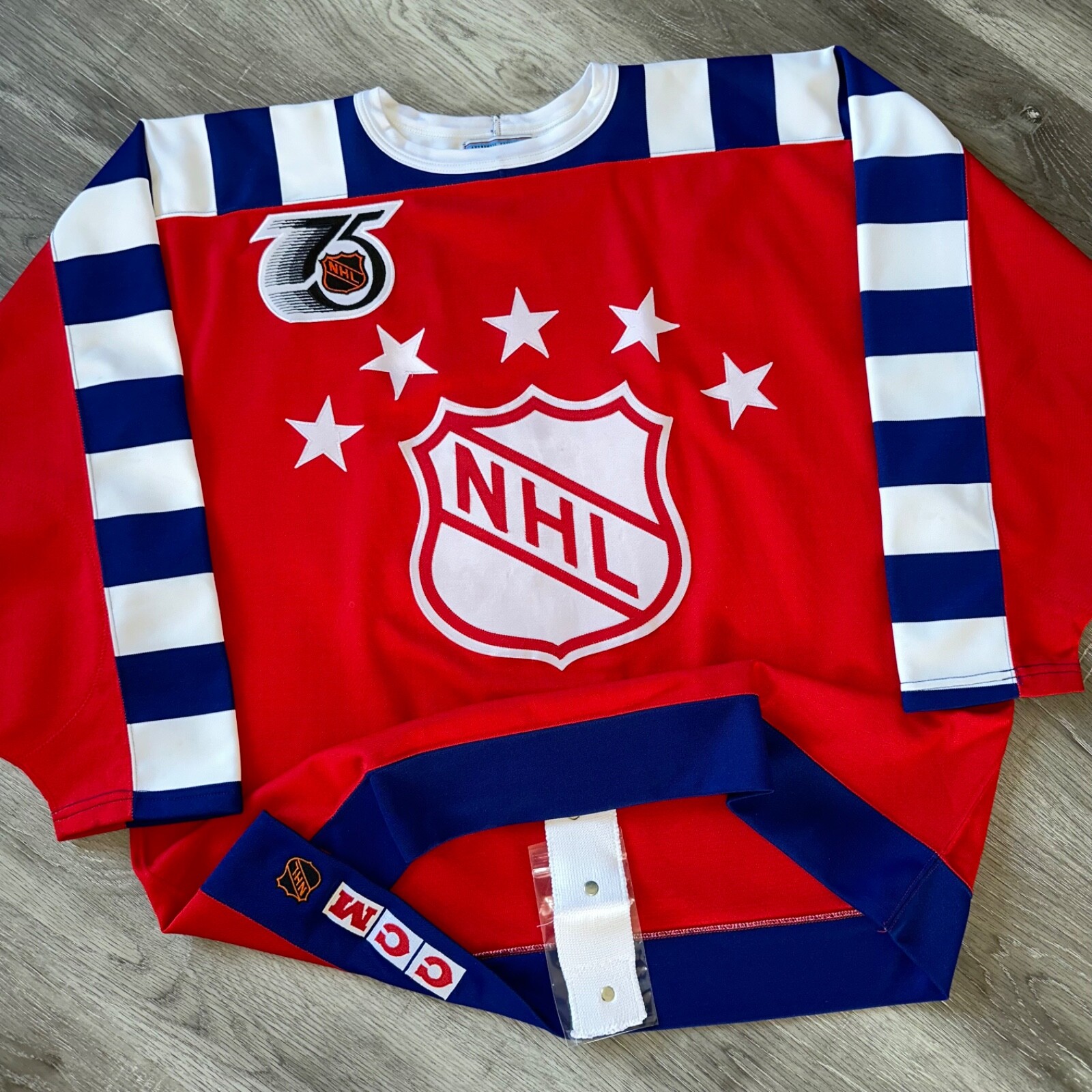 Authentic 1992 NHL All Star Game Jersey 52 CCM Campbell 75th
