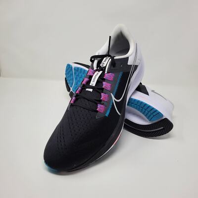 Nike Air Zoom Pegasus 38 CW7356-003 Black/White Men's Running Shoe Men's Size 13