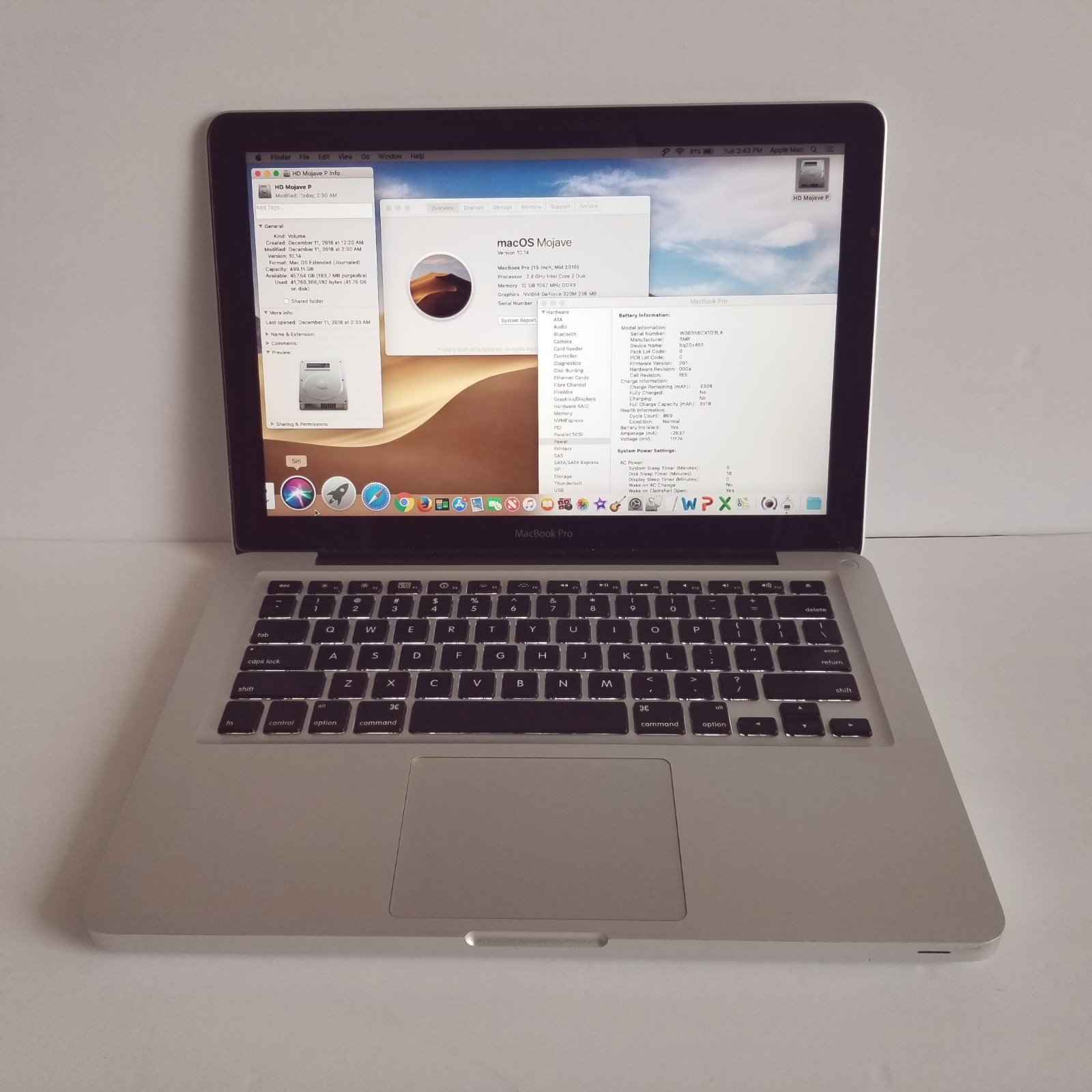 Apple MacBook Pro Core 2 Duo 2.4GHz 13