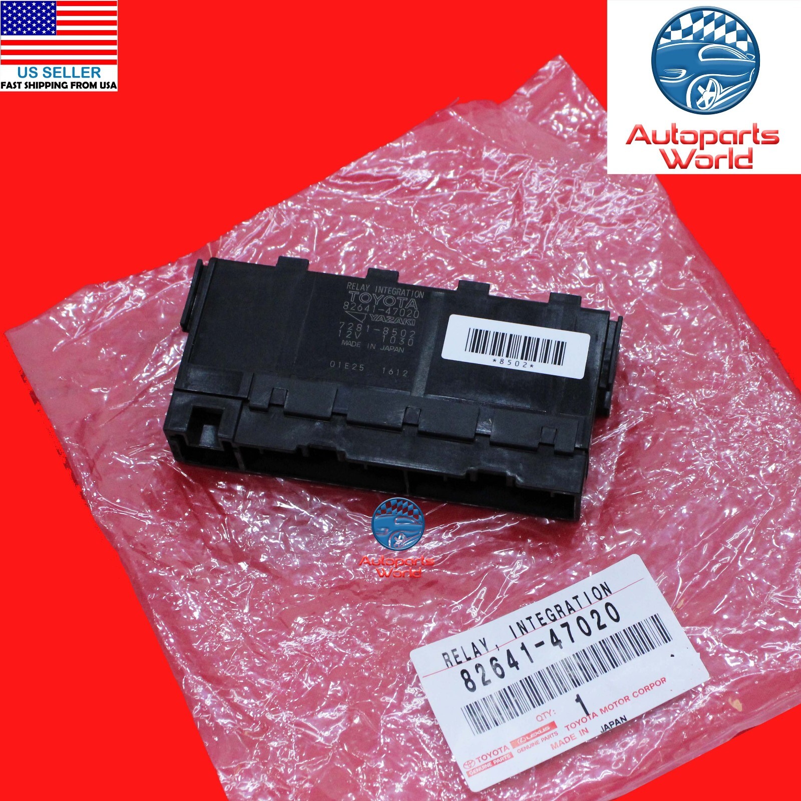 82641-47020 7281-8502 No. 1 Integrated Relay For: Yaris Prius Scion Corolla Matrix Mirai Rav4 Hiace