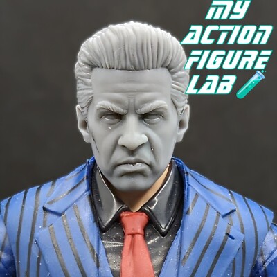 The Sopranos 3D Printed Custom Head Sculpt Unpainted