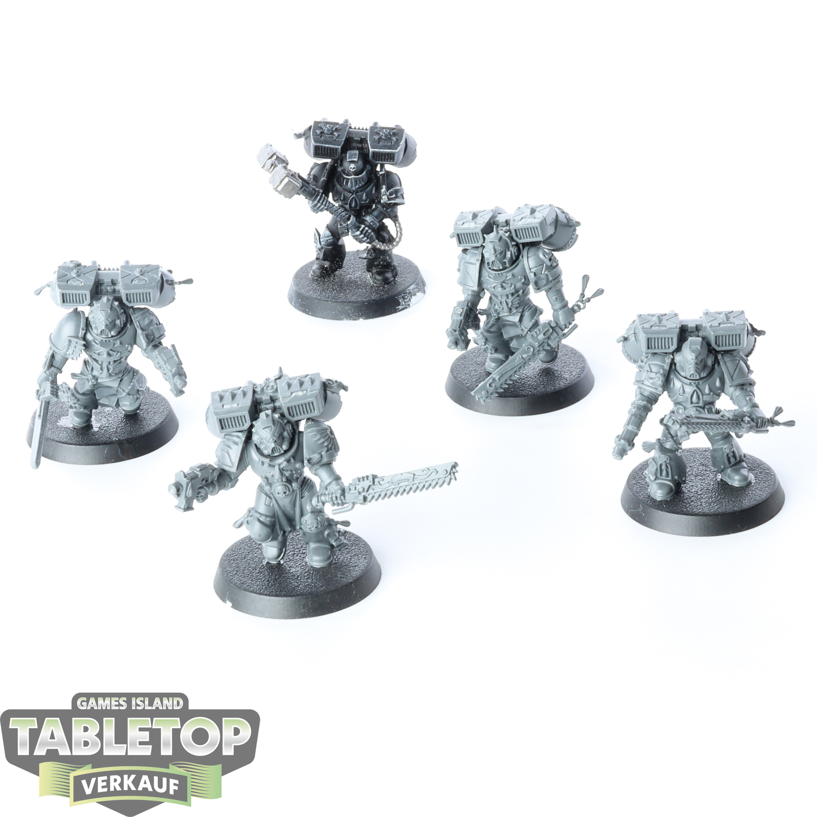 Blood Angels - 5 x Death Company - teilweise bemalt