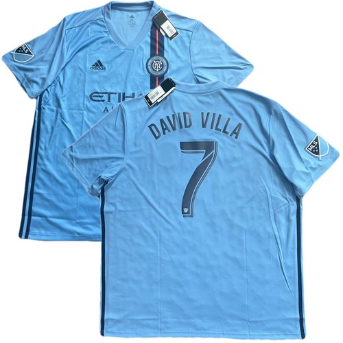 2019 New York City FC Home #7 David Villa 2XL Adidas