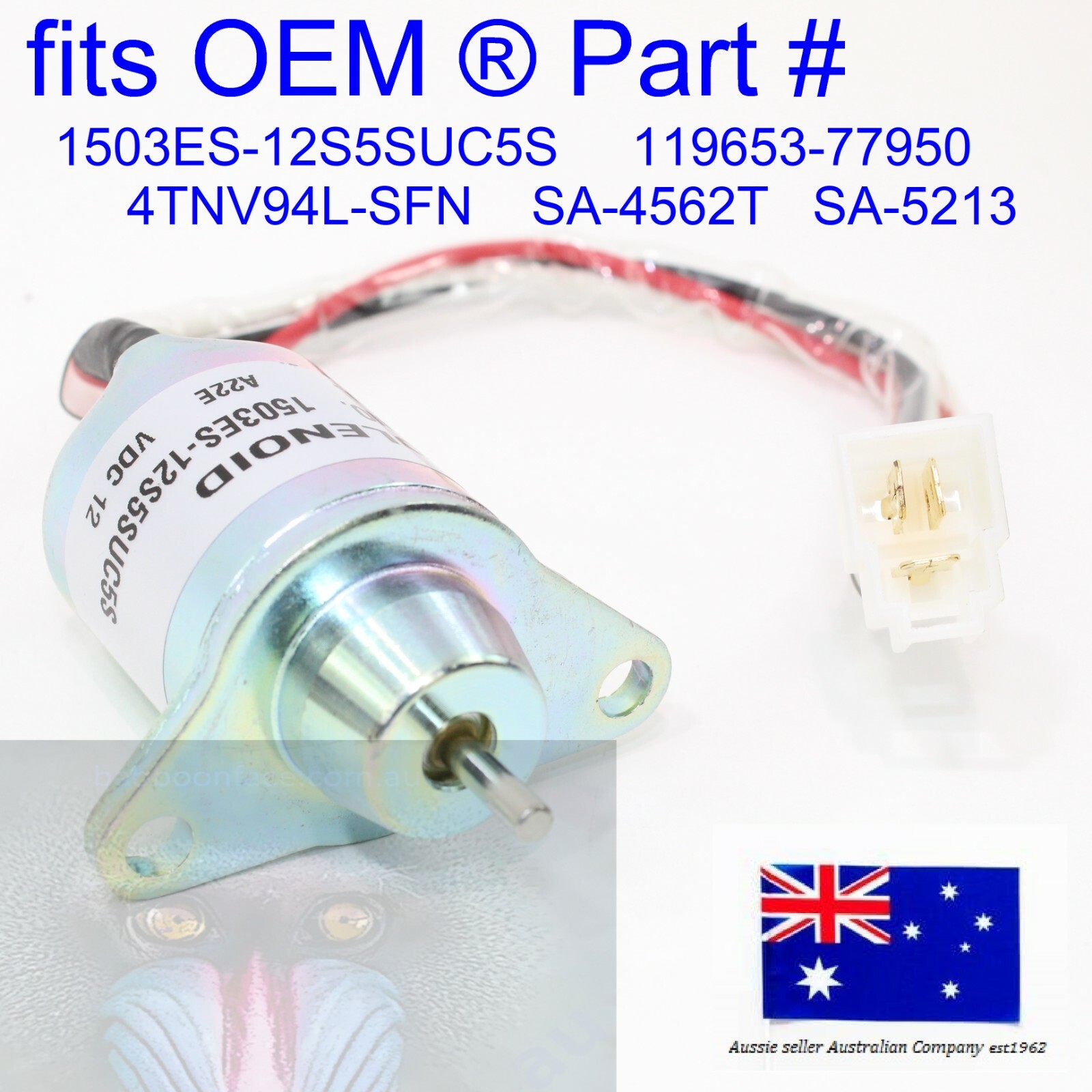 4 ノコッチ fits TAKEUCHI Woodward CASE SYNCRO START Fuel Shut Off