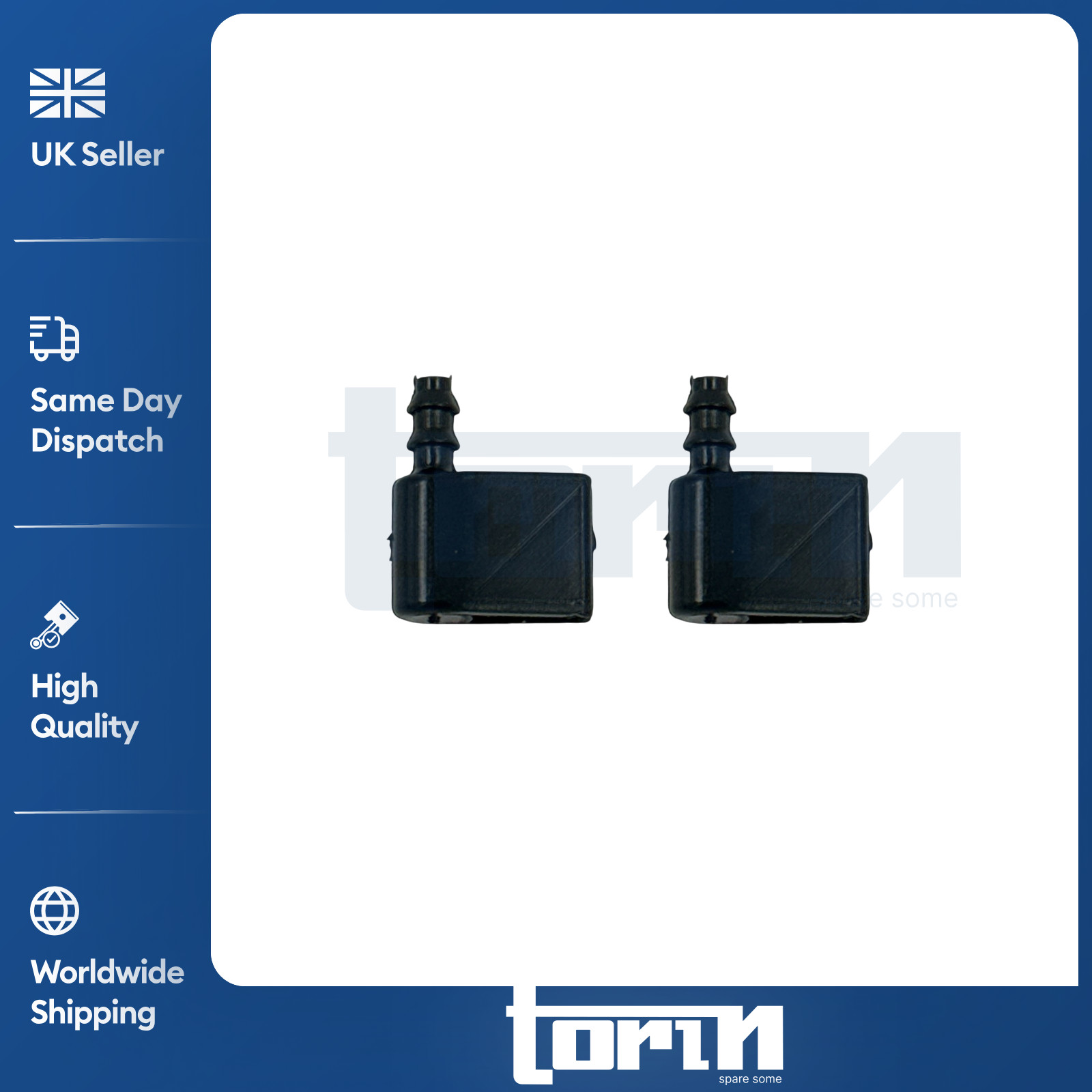 2x Front Window Washer Jet Wiper Nozzle For Volkswagen Crafter 30-50 2E1955985